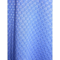 Poszerzana tunika z modnym rękawem typu raglan - kobaltowa